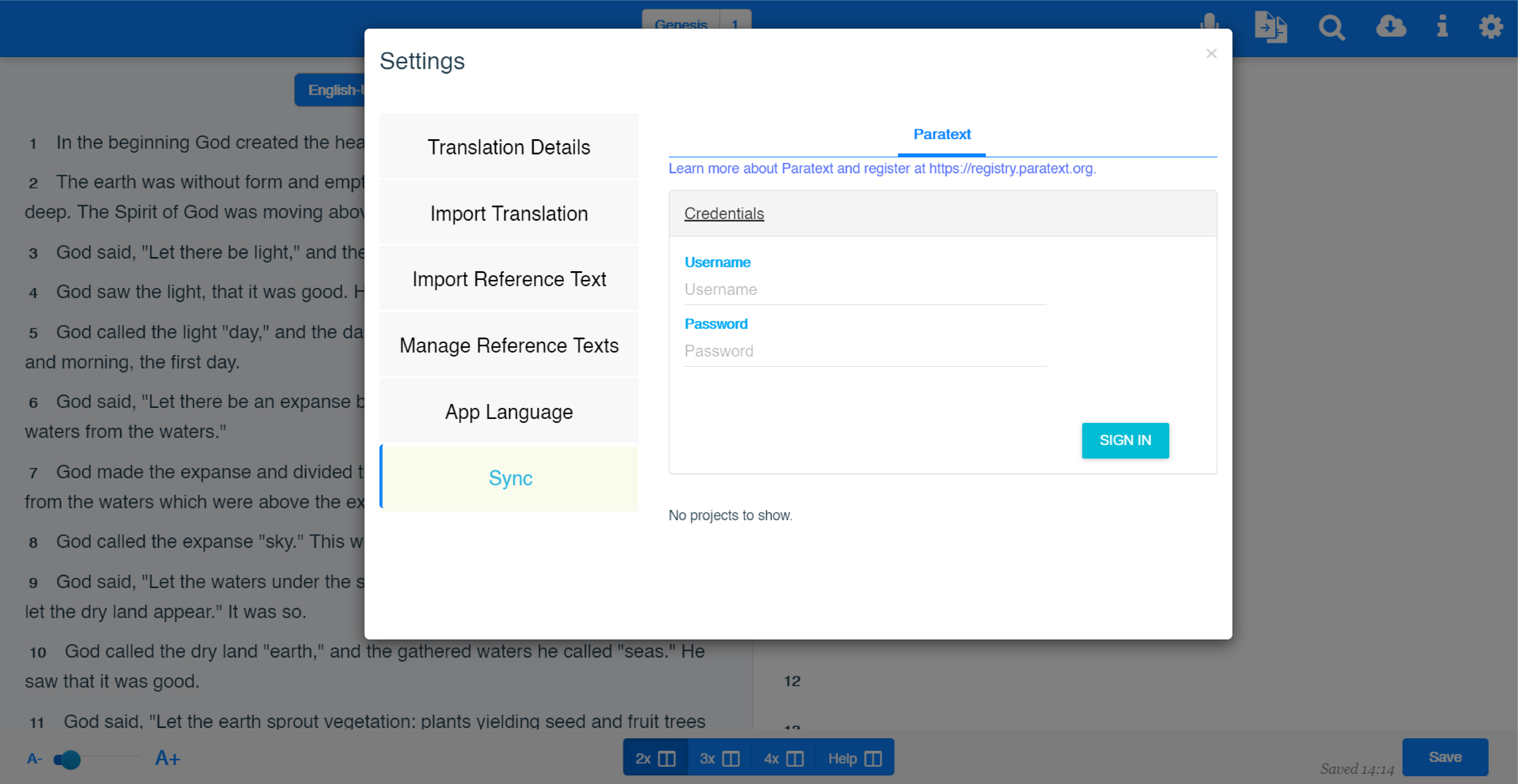 Sync Credentials