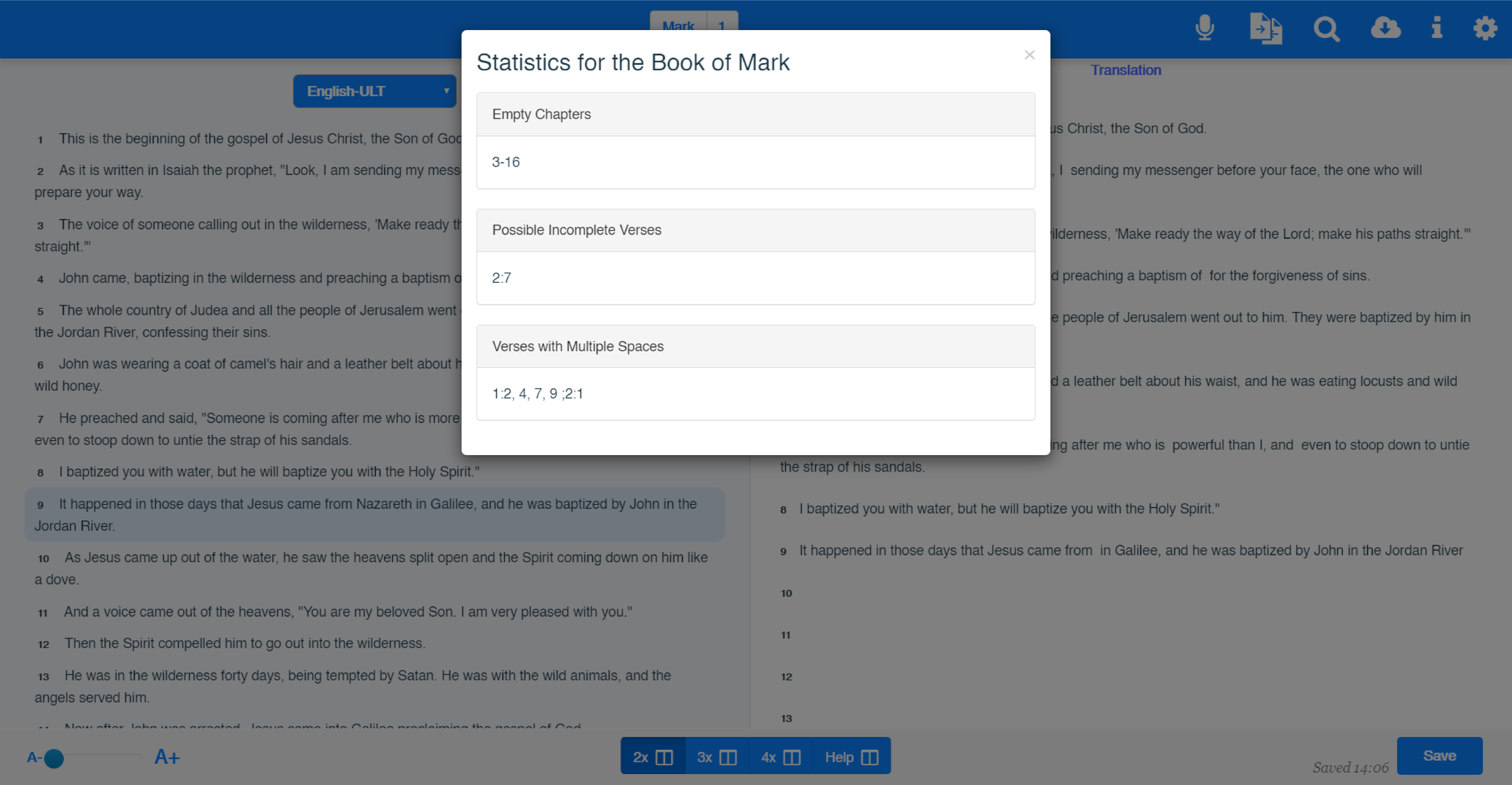 Translation Statistics